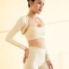 Aura Top & Shorts - Beige - 5